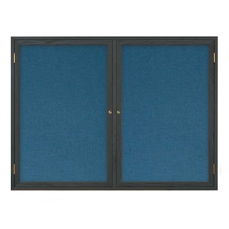 United Visual Products Open Faced Traditional Corkboard, 60x36" UV643A-BRONZE-FORBO